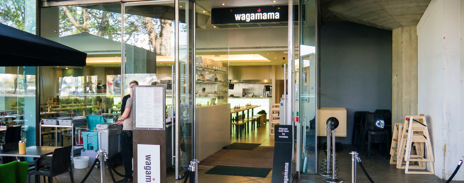 Wagamama, Southbank Centre Exterior view of Wagamama, Southbank Centre